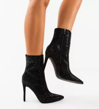 Botine dama Fatma Negre imagine