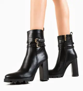 Botine dama Firmin Negre imagine