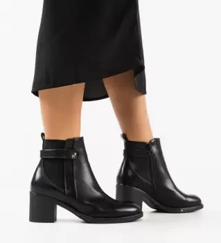 Botine dama Fletch Negre imagine