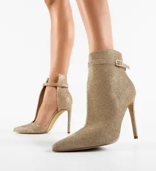 Botine dama Fleur Aurii imagine
