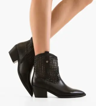 Botine dama Fran Negre imagine