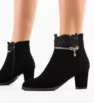 Botine dama Gail Negre imagine