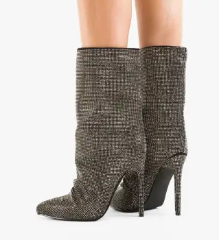 Botine dama Ghyona Negre imagine