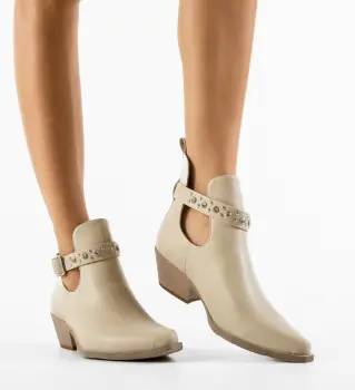Botine dama Gianna Bej imagine