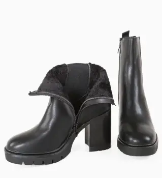 Botine dama Gideon Negre 2 imagine