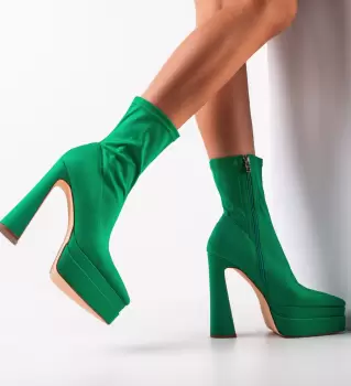 Botine dama Grab Verzi imagine