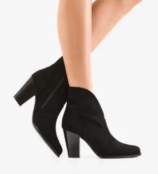 Botine dama Grace Negre imagine