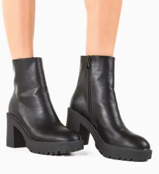 Botine dama Guevara Negre imagine