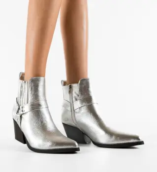 Botine dama Gvori Argintii imagine