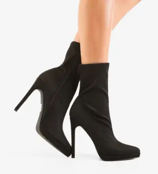 Botine dama Hamy Negre 3 imagine