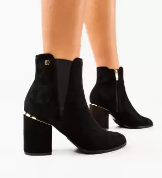 Botine dama Harbour Negri imagine