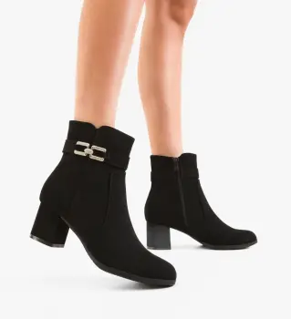 Botine dama Hazel Negre imagine