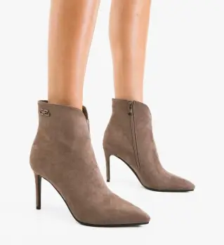Botine dama Hemz Khaki imagine