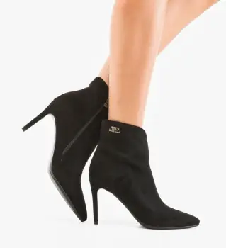 Botine dama Hemz Negre imagine