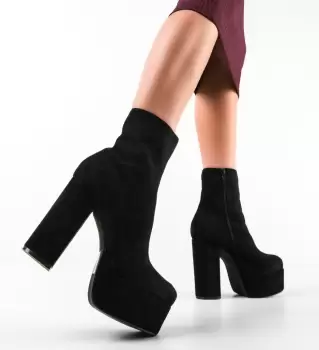 Botine dama Hyan Negre imagine