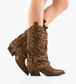 Botine dama Inga Print imagine