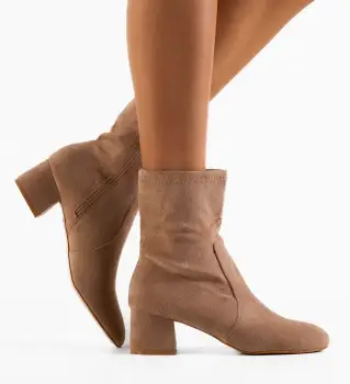 Botine dama Ismael Khaki imagine