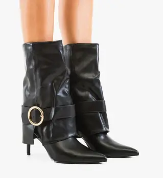 Botine dama Jlep Negre imagine