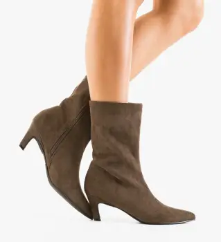 Botine dama Jorana Khaki imagine