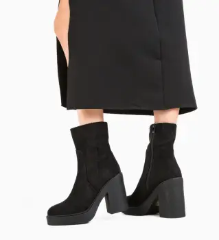 Botine dama Justice Negre 2 imagine