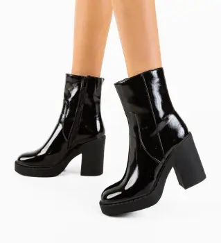 Botine dama Justice Negre 3 imagine