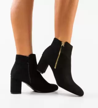 Botine dama Kaiden Negre imagine
