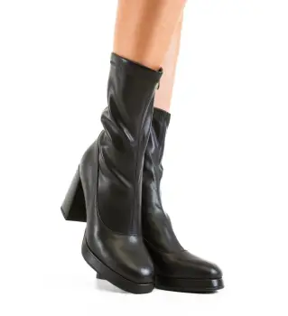 Botine dama Kaleva Negre imagine