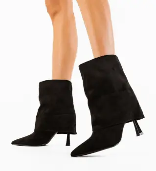 Botine dama Kanel Negre imagine