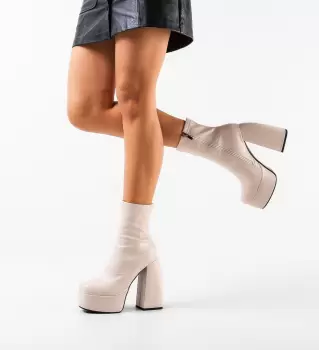 Botine dama Katey Bej imagine