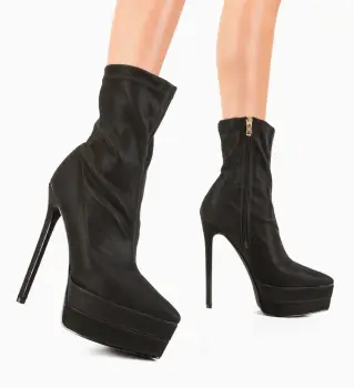 Botine dama Kato Negre imagine