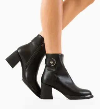 Botine dama Kavra Negre imagine