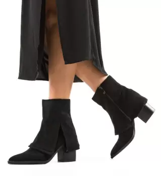 Botine dama Keith Negre imagine