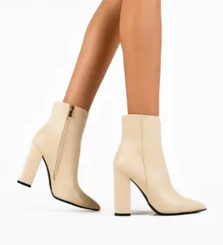 Botine dama Kellp Bej imagine