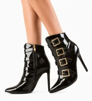 Botine dama Kerry Negre imagine