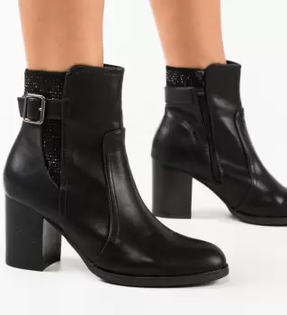 Botine dama Kiana Negre imagine