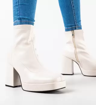 Botine dama Kids Bej imagine