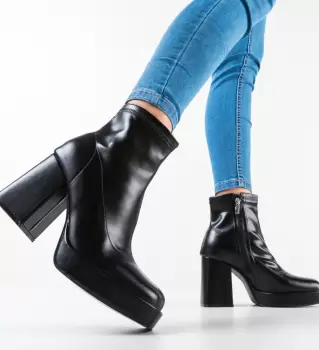 Botine dama Kids Negre imagine