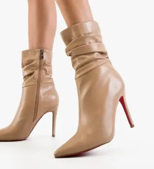Botine dama Klemenia Bej imagine