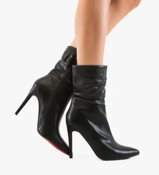 Botine dama Klemenia Negre imagine