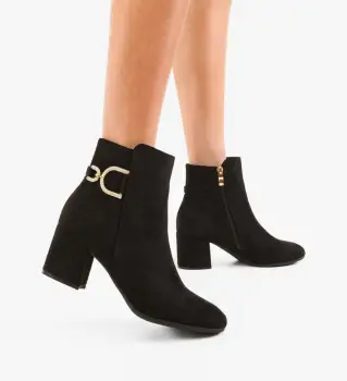 Botine dama Lana Negre imagine