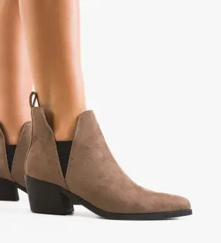 Botine dama Lance Khaki imagine