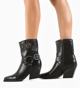 Botine dama Larvak Negre imagine