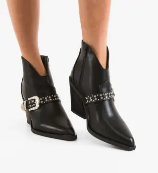 Botine dama Leigh Negre imagine