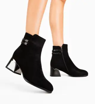 Botine dama Leleka Negre 2 imagine