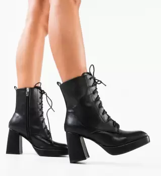 Botine dama Lera Negre imagine