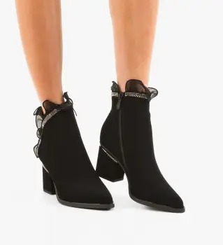 Botine dama Levine Negre imagine