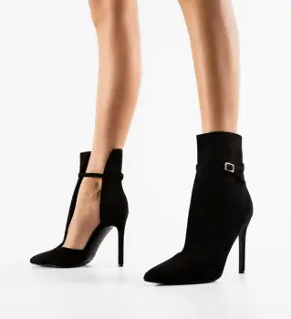 Botine dama Lochla Negre imagine