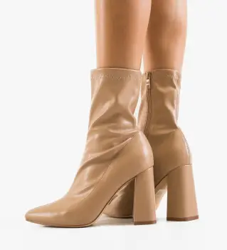 Botine dama Lopedia Bej imagine