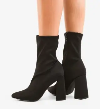 Botine dama Lopedia Negre 2 imagine