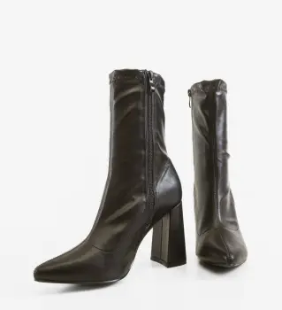 Botine dama Lopedia Negre imagine